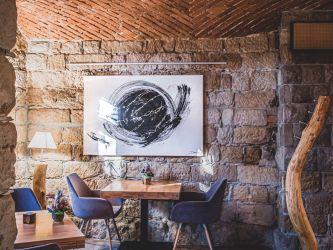 Blick ins Geschäftszimmer