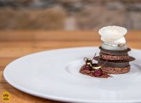 Foto Dessert mit Auszeichnung