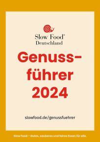 Urkunde des Slow Food Genuss-Führers 2024